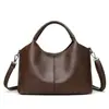 Bolsa de Mão Vintage Nova 2026, Bolsa Tote Patchwork Elegante e Simples, Bolsa Versátil de Ombro e Transversal para Mães de Meia-Idade