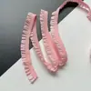 Encaje elástico con volantes de 6 mm y 10 mm, accesorios para ropa de muñeca, borde de puño para ropa infantil, manualidades