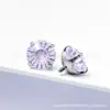 Pendientes de Rueda de la Fortuna con Garras Redondas de Aleación de Titanio F-136, Pendientes de Labio con Rosca Interna de Titanio G23, Joyería para Piercing