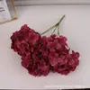 Paquete de 54 Piezas de Flor de Hortensia Artificial Paleta de Hortensia Boda Ramo Retro de Tela de Hortensia Color Otoño Hogar Exportación