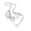 Collar Magnético de Múltiples Capas con Corazón Incrustado de Diamantes, Cadena Clavicular de Lujo Ligero de Nicho, Accesorio de Cuello Versátil Personalizado Exquisito de Gama Alta Venta al por Mayor