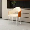 Silla de comedor de celebridad de internet para el hogar, comercial, de lujo ligero, para hotel, restaurante, silla de comedor moderna y simple, silla con respaldo para negociación