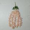 Enredaderas de Flores Artificiales Personalizadas de Glicina y Lila para Colgar en Interiores, Decoraciones de Boda, Enredaderas de Flores Artificiales de Plástico