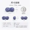 Adornos de cacahuete tallados en cristal al por mayor con significados auspiciosos, cacahuetes de buena fortuna, artesanías de jade para el hogar y accesorios decorativos