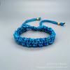 Nueva pulsera tejida a mano de estilo étnico colorido de algodón y lino, pulsera para pareja, moda callejera, casual, pulsera para novias