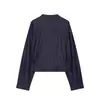 Jaqueta Jeans Casual Simples de Cor Sólida Nova Primavera 2026 Feminina Transfronteiriça 2510534
