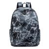 Mochila Escolar de Lona Transfronteriza para Estudiantes de Secundaria Hombres y Mujeres Viaje Mochila Estampada Estrella Relámpago Mochila Escolar para Estudiantes