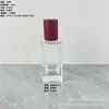 Frasco de Perfume com Tampa de Madeira de Faia, Frasco de Vidro para Cosméticos Masculinos Estilo Grão de Madeira, Frasco Reabastecível de 30ml 100ml com Borrifador Especial
