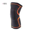Joelheira esportiva masculina com suporte de pressão e absorção de choque para corrida, treinamento fitness ao ar livre, protetor de articulação do joelho ventilado de alta elasticidade
