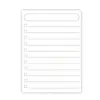 Pizarra magnética mensual transfronteriza, pegatina para nevera, bloc de notas de calendario borrable, impermeable, disponible en varios tamaños y personalizable