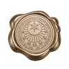Série de Natal Adesivos de Selo de Cera Bronze Antigo para Envelopes, Convites, Garrafas de Vinho e Decoração de Presentes