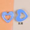 Librito Rojo mismo estilo brillo parche corazón hueco diy hecho a mano aretes accesorios para el cabello funda para teléfono móvil accesorios flor para zapatos material