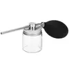 Botella atomizadora de polvo para peinar BarberTop, botella atomizadora para línea del cabello, cojín de aire de silicona para peluquería, polvo de frutas y botella atomizadora de talco para bebés