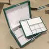 Caja de Joyería de PU de Doble Capa de Gran Capacidad Caja Portátil de Cuero para Guardar Joyas Caja para Joyería de Collares, Anillos, Relojes