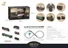 Paquete en Inglés Transfronterizo Set de Vías de Tren de Vapor Retro Tren Eléctrico Simulado Juguetes para Niños de Amazon