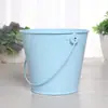 Brinquedos de Praia para Crianças Mini Balde Pequeno de Ferro Suculentas Plantas Verdes Plantio Balde de Ferro Folha de Flandres Balde de Armazenamento para Desktop