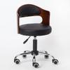 Respaldo de Madera Maciza Silla Elevable de Escritorio Apartamento Pequeño Moderno Sencillo Silla de Computadora de Estudio Silla de Estudiante Silla Giratoria Pequeña para el Hogar