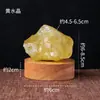 Luz de Noche de Cristal Natural Rosa Morado Amarillo Cristal Piedra Bruta Luz de Noche USB Mesita de Noche Sala de Estar Luz Ambiental Luz Decorativa Venta al por Mayor