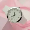 Produção de Relógio de Silicone Simples Estilo Ins Personalizado, Relógio a Bateria Versátil e na Moda, Relógio de Quartzo Silencioso à Prova d'Água para Estudante