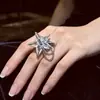 Anel simples e versátil da série prata, anel geométrico de dedo indicador com borla de lava, anel aberto personalizado para meninas e casais, moderno para homens
