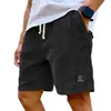 2026 Novo Estilo Transfronteiriço Etiqueta Preta Grossa Shorts Casuais Vintage de Veludo Cotelê para Homem Calças Respiráveis Tendência Comprimento do Joelho