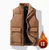 Chaleco Acolchado Personalizado Otoño e Invierno Ropa de Trabajo Chaleco Estampado Logo de Ropa de Trabajo Chaleco Acolchado Logo Bordado Grupal