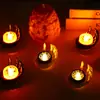 Decoración de Halloween Linterna de Calabaza Luz Nocturna Vela Electrónica de Palma Luz Ambiental Decoración de Escritorio Accesorios Creativos