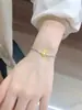 Ano Novo do Coelho Conta de Vidro Roxa Perfumada Laço Donut Floco de Neve Acessórios Pulseira para Mulheres