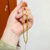 Larga duración no se desvanece Arena dorada de Vietnam doble mariposa bola de discoteca pulsera flash 24k bolsa de oro pulsera de discoteca regalo para mujer