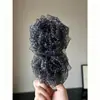 (13cm) Presilha Banana de Renda Floral com Bolinhas Estilo Coreano ~ Acessório de Cabelo Fairy Retrô para Afinar o Rosto e Dar Volume