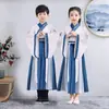 Hanfu para Niños y Niñas, Ropa Tradicional China para Niños, Disfraz Antiguo para Recitar los Clásicos de Tres Caracteres, Atuendo de Presentación para Estudiantes de Primaria, Disfraz de Erudito para la Ceremonia de Apertura