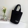 Pana Artística de Viaje Nuevo Estilo Bolso Cruzado de Pana para Mujer, Bolso de Teléfono de Moda Tendencia, Bolso Cubo de Mano, Bolso de Hombro Único