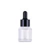 Em Estoque Frasco Dispensador de Líquido Original 15ml, Frasco para Óleo Essencial, Frasco de Vidro com Conta-gotas de Ombro Inclinado, Frasco para Sérum, Frasco para Amostra Cosmética