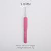 Fábrica rosa mango suave ganchillo lana tejer ganchillo simple sólido TPR ganchillo lana sombrero muñeca gancho