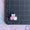 Mini Coroa Pequena Gato Desenho Animado Gatinho Multicolorido Resina Acessórios Joias Grampo de Cabelo Feito à Mão Copo de Água Adorno de Cabeça Atacado