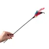 Vara de Brinquedo para Gatos, Vara de Brinquedo para Gatos Extra Longa e Durável, Vara de Brinquedo para Gatos com Pena Colorida, Suprimentos para Gatos
