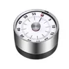 Temporizador Mecánico de Cocina Reloj Despertador Recordatorio Gestor de Tiempo de Estudio para Estudiantes Temporizador Magnético de Acero Inoxidable