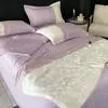 2026 Nuevo Modelo Laisai Seda de Hielo Parche Bordado Patchwork Jacquard Tencel Lavado Colcha de Verano Colcha de Aire Acondicionado Juego de Cuatro Piezas