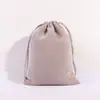 Bolsa de terciopelo con cordón personalizada, Bolsa pequeña de tela para joyería, Bolsa de almacenamiento negra, Bolsa de terciopelo con cordón personalizada