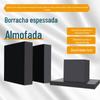 Bloco de borracha amortecedor espessado anti-vibração absorção de choque anti-colisão suporte de borracha almofada bloco de borracha anti-vibração placa de suporte