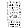 Fabricantes de pequenos adesivos de tatuagem novos em estoque, adesivos de tatuagem no estilo Harajuku, adesivos de tatuagem coreanos, fábrica de suprimentos da Amazon