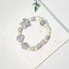 Pulseira de Cerâmica Jingdezhen Nova Pulseira de Cerâmica Estilo Chinês Joia Artesanal Corda Estilo Xizang Barraca de Pulseiras Jingdezhen