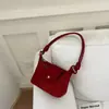 2026 Nuevo Estilo Coreano Moda Versátil Nicho Bolso de Luna Creciente Gama Alta Casual Simple Bolso de Hombro Cruzado