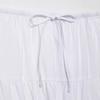 Aliexpress Exportação Transfronteiriça Roupas Europeias e Americanas 2025 Primavera Novo Estilo Simples Textura Cetim de Seda Saia Midi Longa