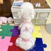 Pantalones para Caminar Perro Bixiong Teddy Lindos Universales Cuatro Estaciones Prueba de Polvo Estilo Extranjero Tulipan Mascota Pantalones a Prueba de Polvo para Mascota