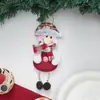 Pendente Cartoon de Natal Novo Transfronteiriço Boneca de Natal Decoração de Velhinho Enfeites Pendentes Árvore de Natal Pequenos Enfeites Pendentes