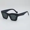 Óculos de Sol Tendência da Moda High-End Estilo Coreano Casual 2025 Unha de Arroz Moldura Quadrada Anti-UV