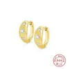 Prata Esterlina S925 Padrão Estrela Argola de Orelha com Diamante Brinco Brincos AliExpress Quente INS Brincos Criativos Distintos