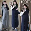 Ropa de Maternidad de Talla Grande Nuevo Estilo Conjunto de Maternidad de Dos Piezas Casual Vestido de Maternidad Tejido + Conjunto de Maternidad de Capa Base