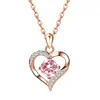 Collar 999 Plata Pura Lujo Ligero Diseño de Nicho Cadena para Clavícula Joyería Simple para Mujer Sentido de Gama Alta Colgante en Forma de Corazón de Plata Sterling